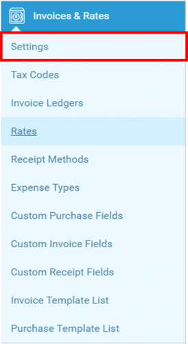 Invoices Rates 6