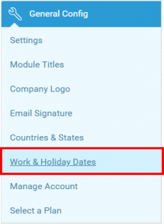 Work Holiday Dates 456